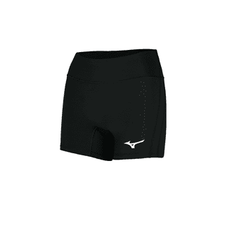 Mizuno Women's Core Vortex Volleyball Shorts in Navy Blue & Black Spandex -  Spandex Shorts in 4 inseam - Lots of Colors & Styles