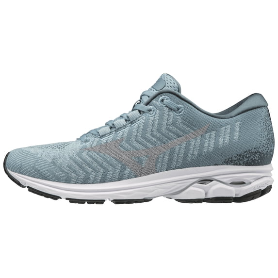 Mizuno Women's Rider Waveknit™ 3 Running Shoe, Size 9, Blue Fog-Vapor Bl (Bfvb)