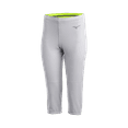 thumbnail image 1 of Mizuno Women's Stretch Unbelted Softball Pant, Size Extra Small, Grey (9191), 1 of 3