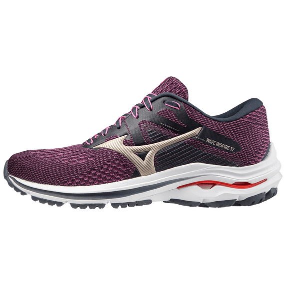 Mizuno Women's Wave Inspire 17 Running Shoe, Size 8, India Ink (5353)