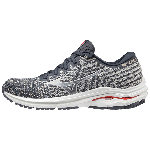 Mizuno Women's Wave Inspire 17 Waveknit™ Running Shoe, Size 10, India Ink-Lilac Hint (5366)