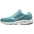 thumbnail image 1 of Mizuno Women's Wave Inspire 17 Waveknit™ Running Shoe, Size 7.5, Dusty Turquoise-Wht (5400), 1 of 5