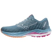 Mizuno Womens Wave Inspire 19 D Running Shoe, Size 6, Provincial Bl-White 5B00