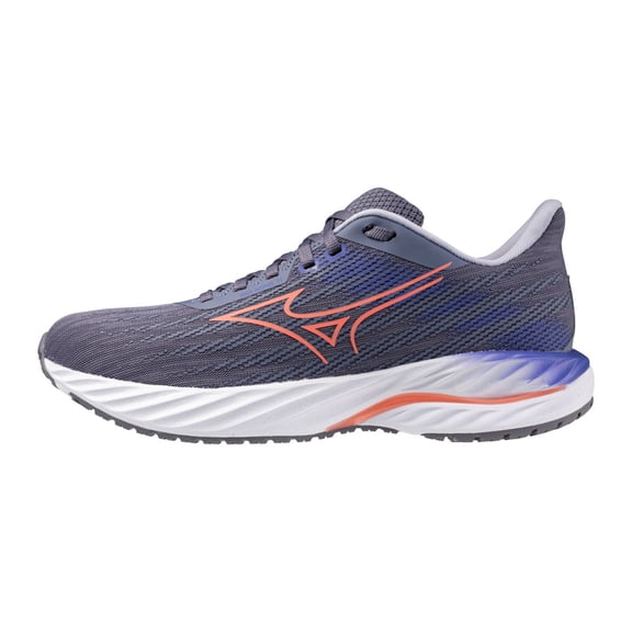 Mizuno Women's Wave Inspire 21 Running Shoe Blue Granite/Striking Coral - 411491.5N19