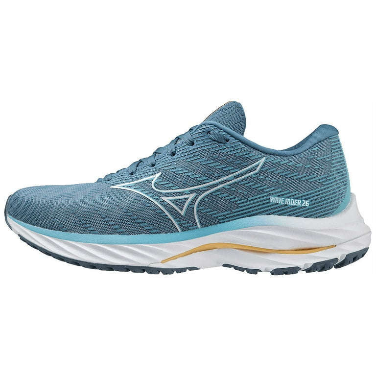 Mizuno Women s Wave Rider 26 Running Shoe Size 11.5 Mountain Spring Wht 5N00