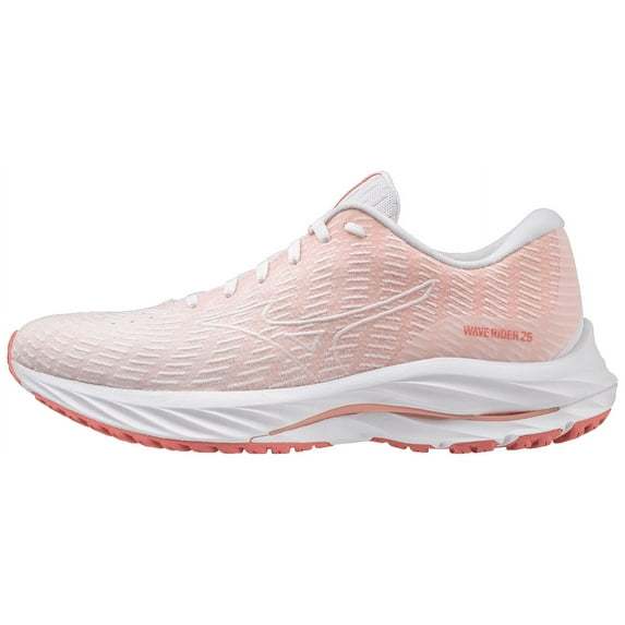 Mizuno Women's Wave Rider 26 Ssw Running Shoe, Size 10.5, White-Vaporous Grey (00Vg)