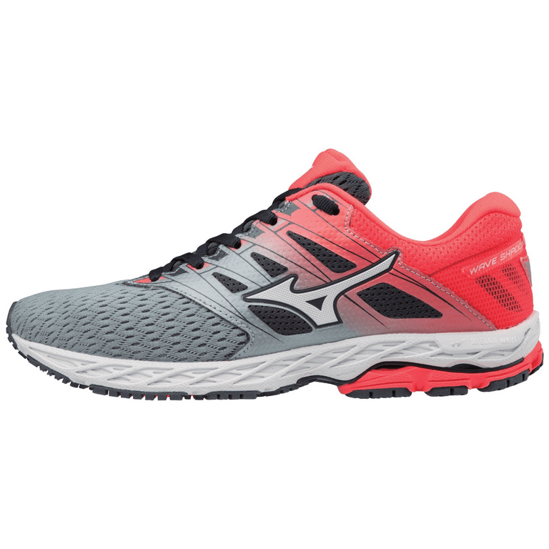 Mizuno Women s Wave Shadow 2 Running Shoe Size 10.5 Tradewinds Fiery Coral 9T1z Walmart