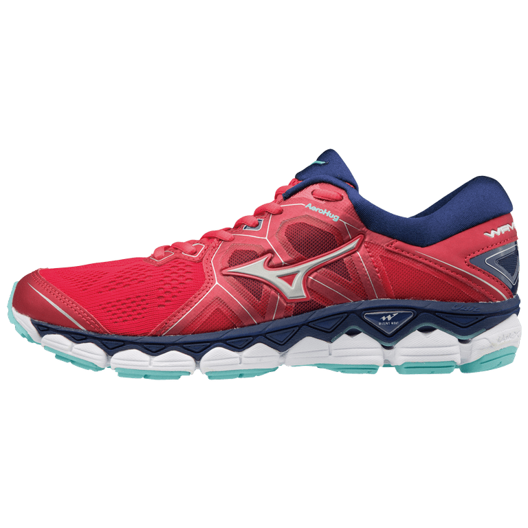 Mizuno Women s Wave Sky 2 Running Shoe Size 9 Teaberry Blue