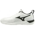 thumbnail image 1 of Mizuno Women's Wave Supersonic 2 Volleyball Shoe, Size 13, White-Black (0090), 1 of 5