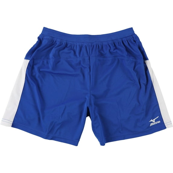 Mizuno Womens DryLite Volleyball Athletic Workout Shorts, Blue, Medium