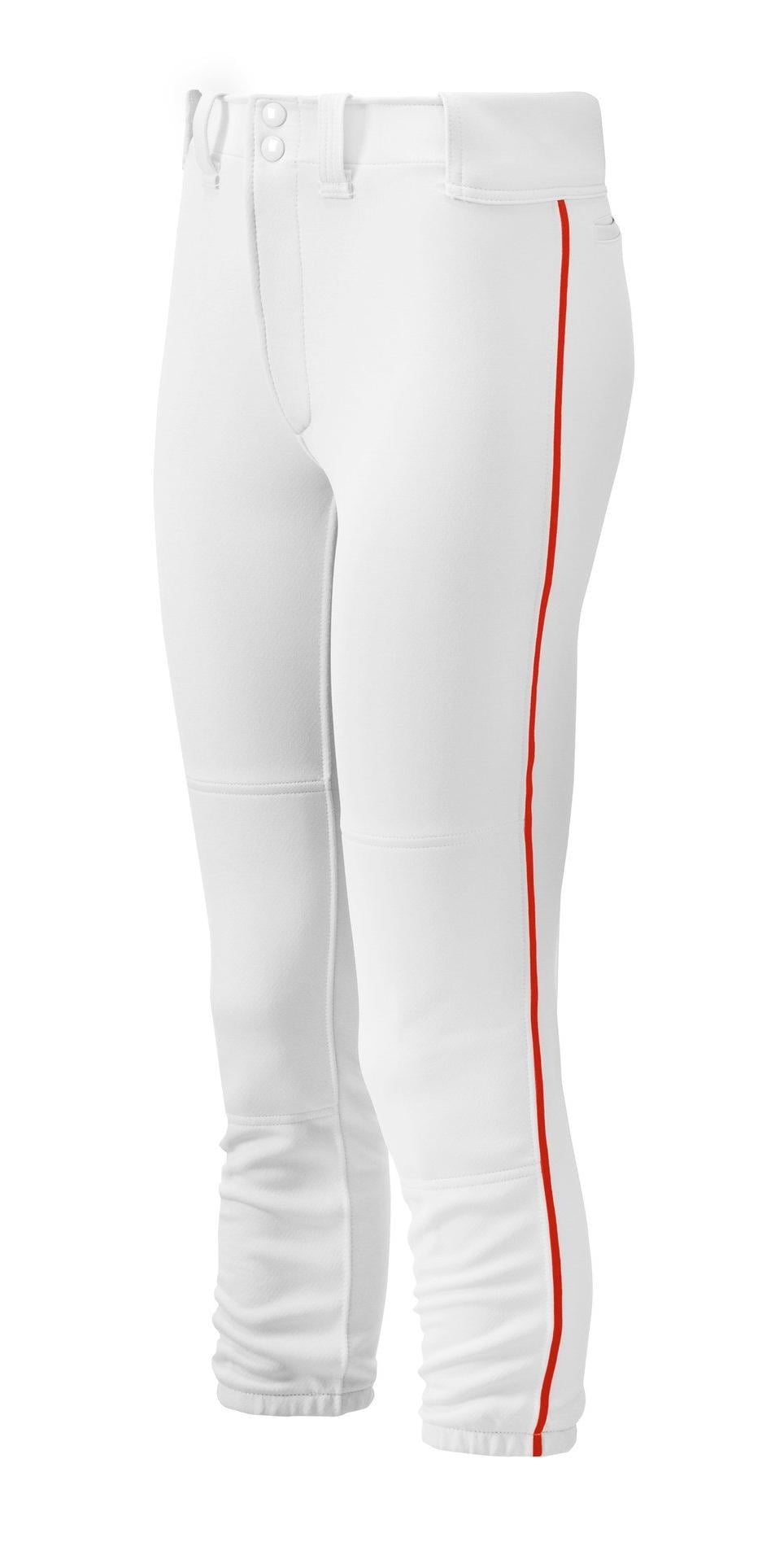 Pantalon de sport Champro homme petit blanc rouge piping baseball