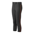 thumbnail image 1 of Mizuno Youth Girl's Belted Piped Softball Pant, 1 of 2