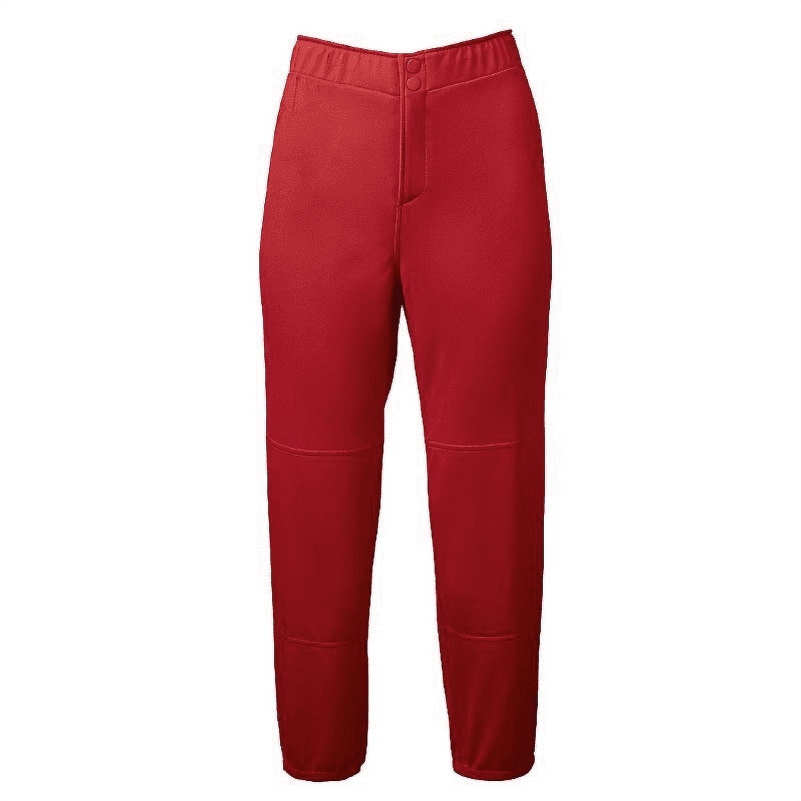 Mizuno Youth Girl s Padded Unbelted Softball Pants Size Small Red 1010