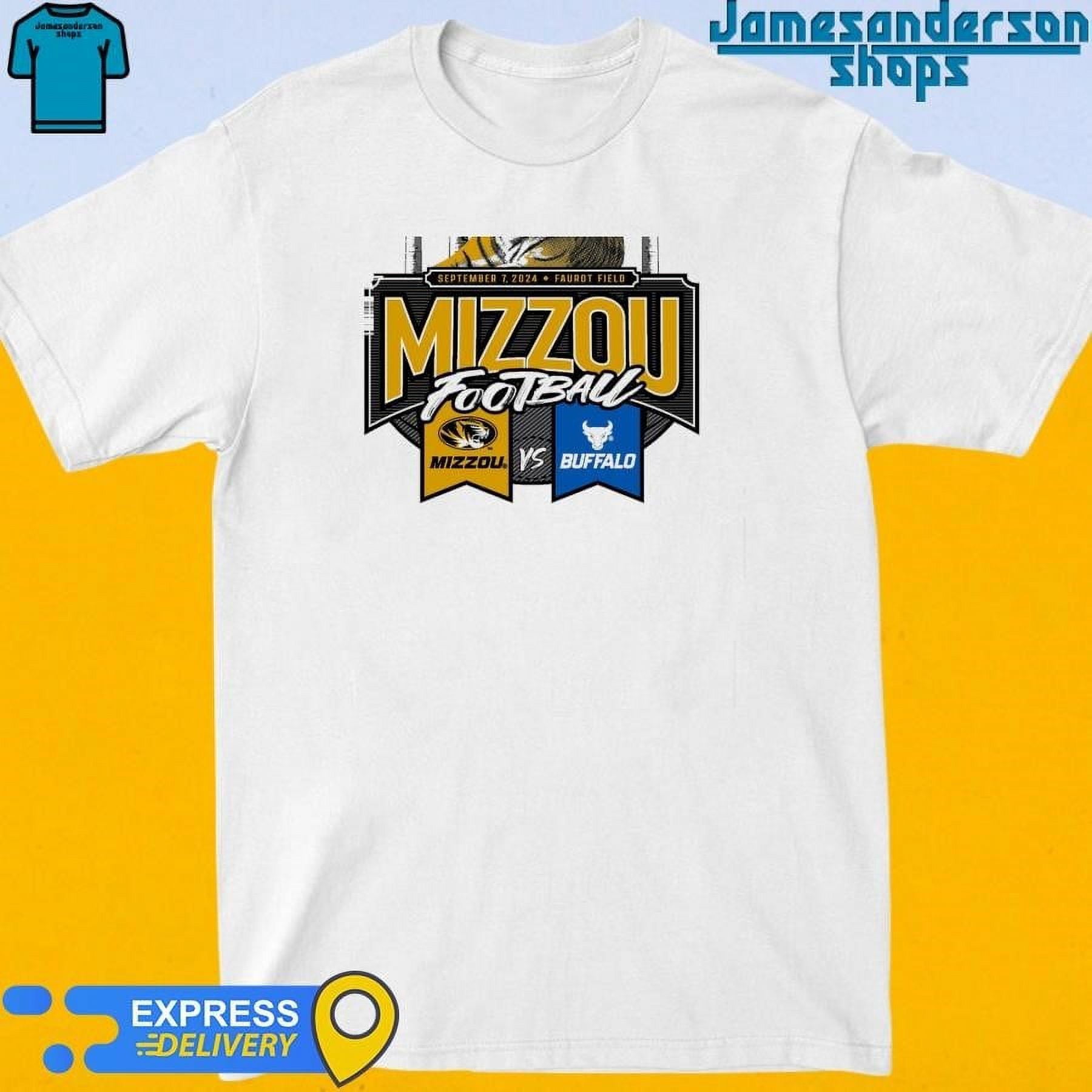 Mizzoutigers2024muvsbuffaloofficialgamedaytshirt