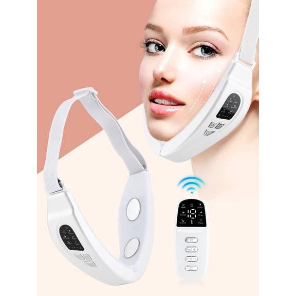 Hwallkare Electric V-Face Sculpting Device, Facial Lifting Massager for Double Chin, 6 Modes 18 Levels Adjustable Intensity, USB Rechargeable Skin Tightening Beauty Device
