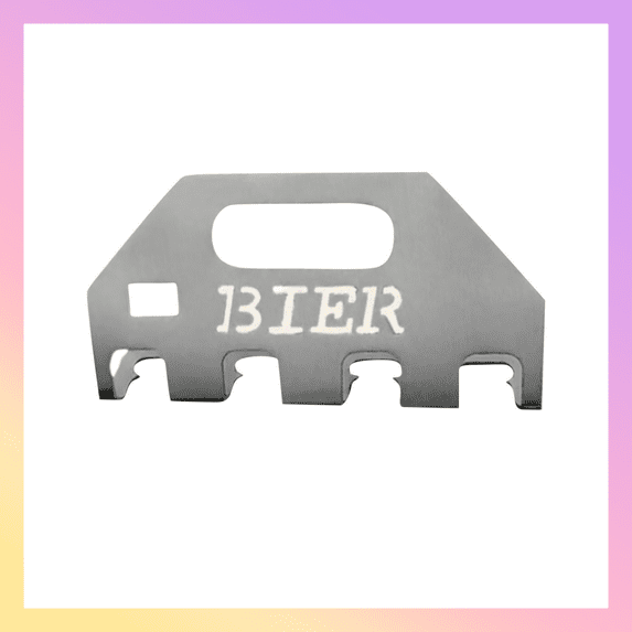 Mjers The Quad Opener & Carrier - Stainless Steel Bottle Opener & Holder with 4 Bottle, Portable Metal Handle Bottle Openers