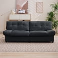 thumbnail image 1 of Mjkone 3-Seater Cloud Sofa,Oversized Sleeper Loveseat with Chenille Fabric,Sectional Deep Seat Couch for Living Room-Dark Grey, 1 of 8