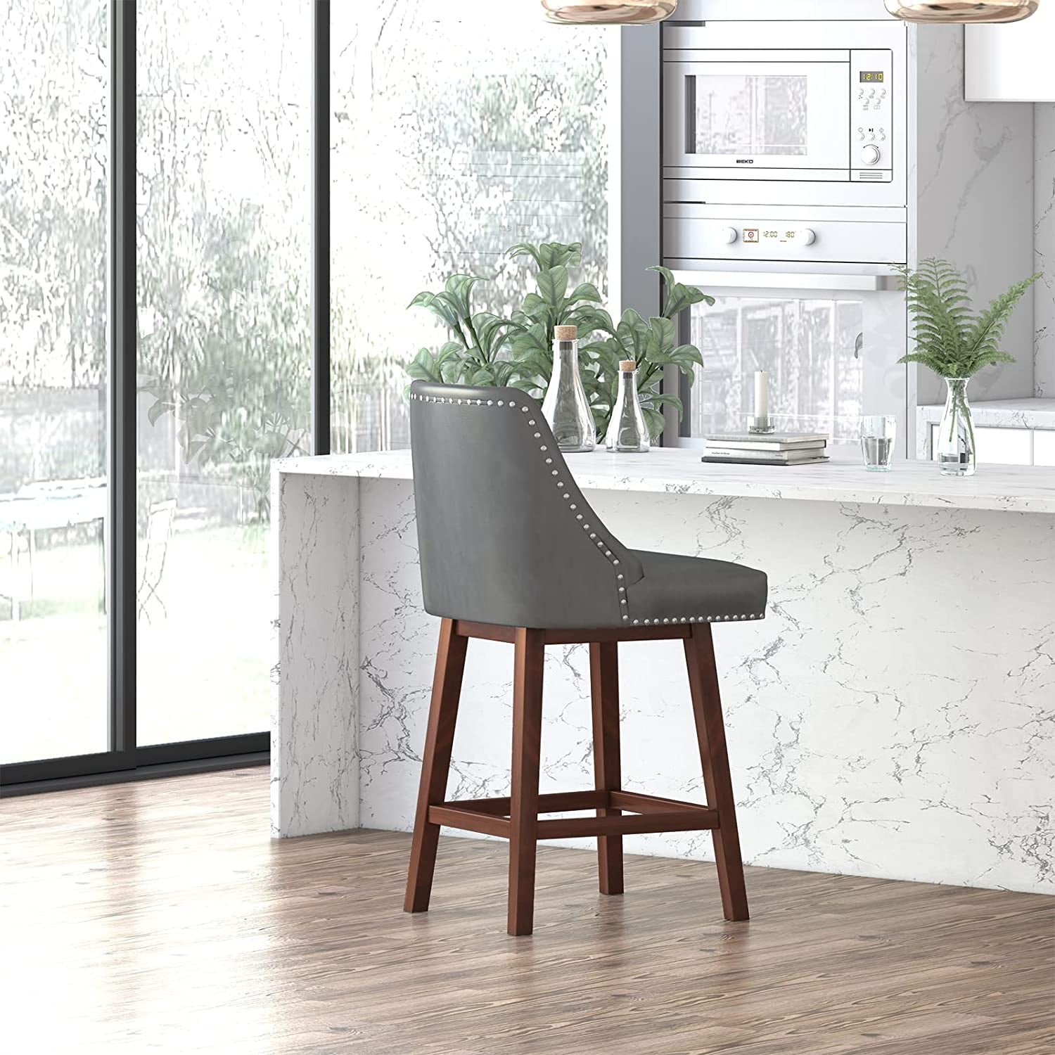 Retro counter cheap height stools