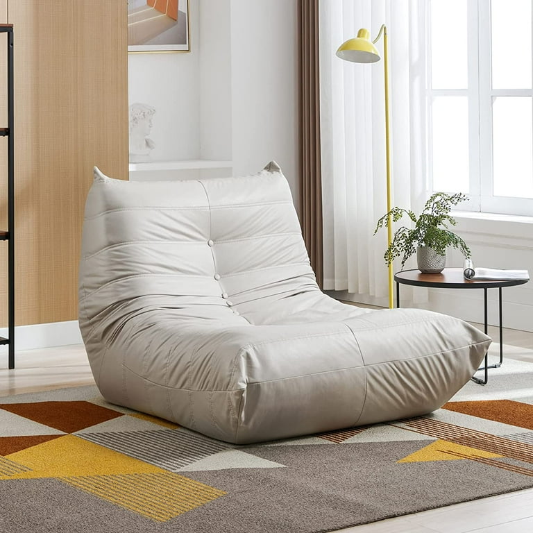 Mjkone Oversized Modern Bean Bag Sofa for Adults Comfy Armless