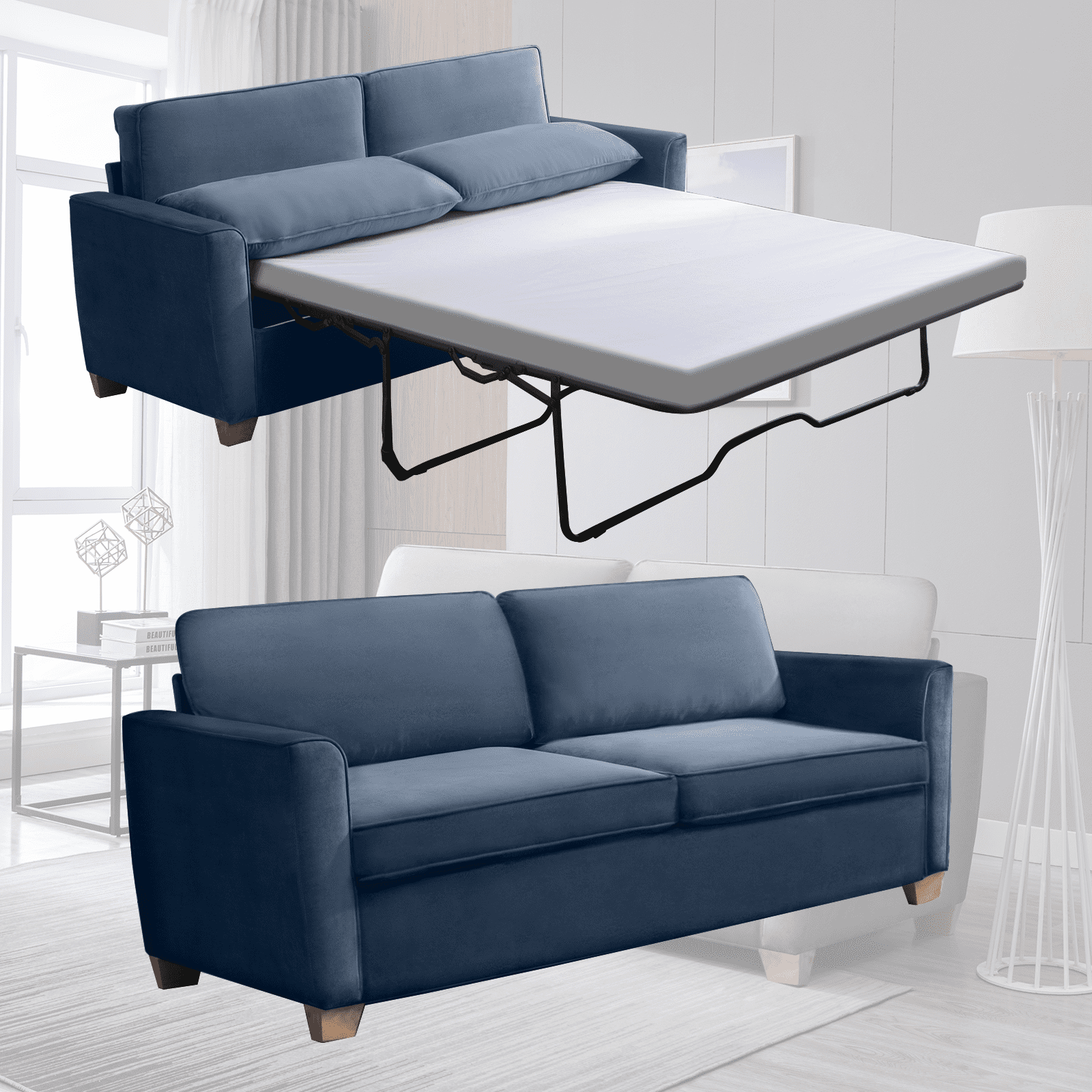 Couch turns to bed deals