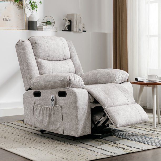 Mjkone Recliner Chair for Adults, Electric Glider Recliner with Heat