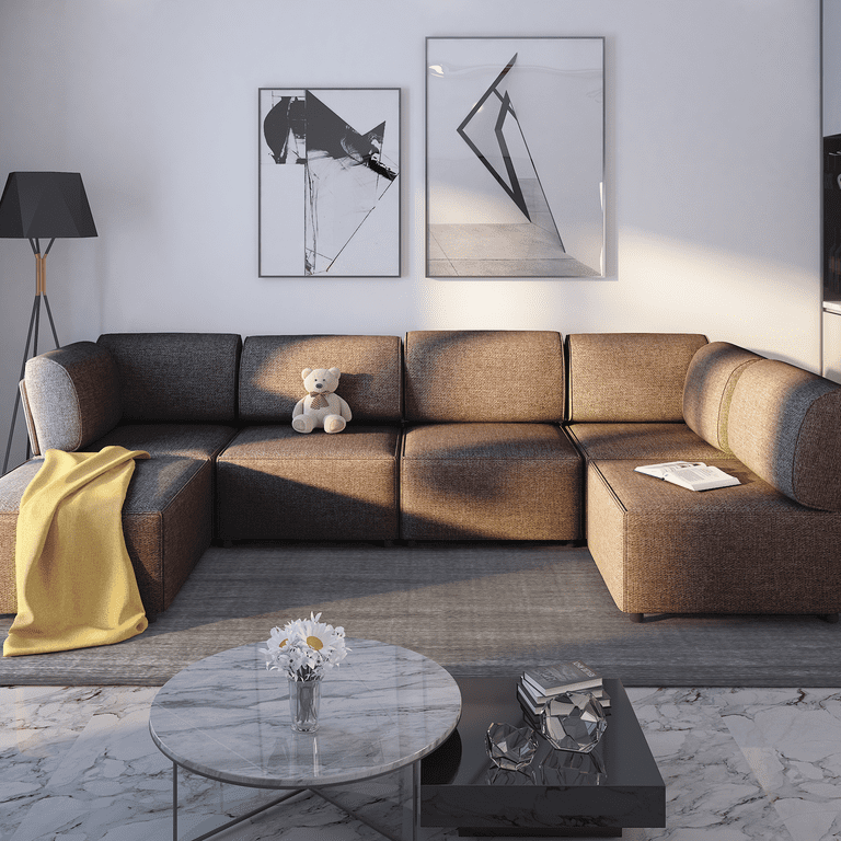 Mjkone Convertible Futon Loveseat Sofa Bed Couch