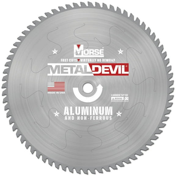 Mk Morse 12" 80 Tooth Metal Devil Circular Saw Blade