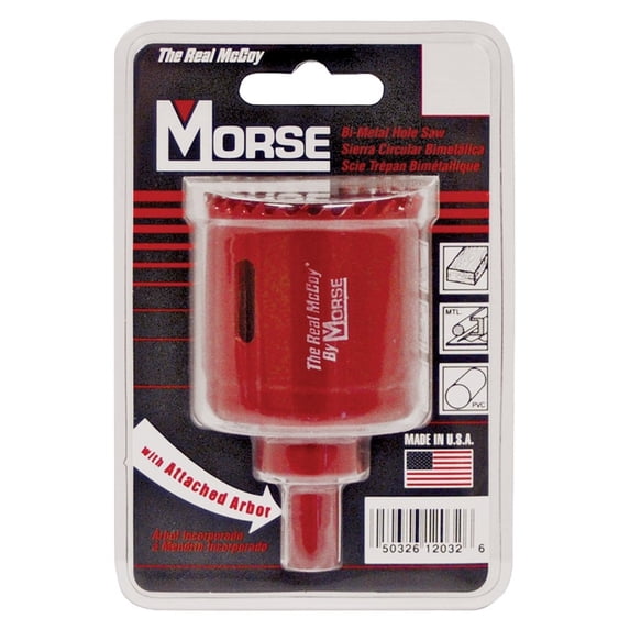 MK Morse MHSA10C Bi-Metal Variable Pitch Hole Saw With Buit-In Arbor, 5/8 in Dia x 1-1/2 in D Cuttin