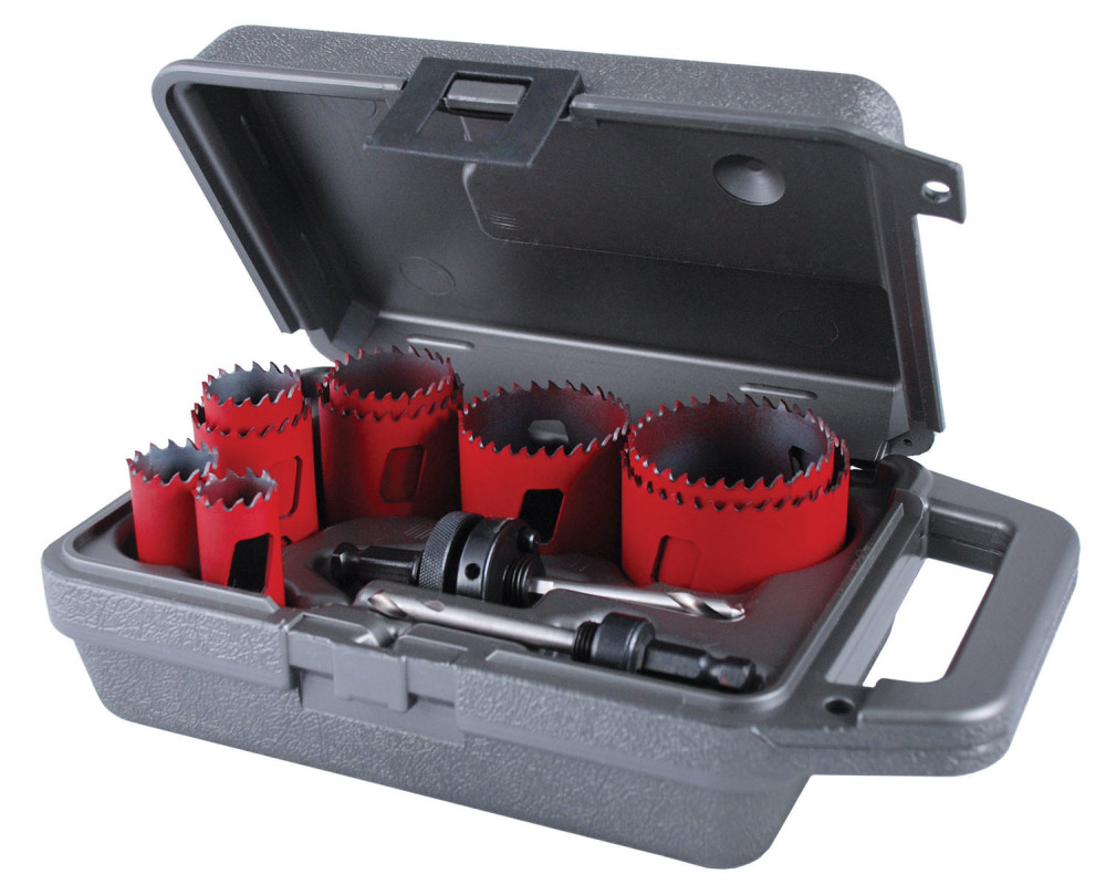 Mk Morse Bi Metal Hole Saw Kit 11Pc