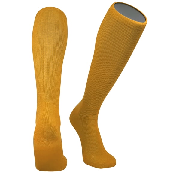 Mk Socks All Sport Knee High Long Baseball Football Tube Socks, Athletic Gold (S)