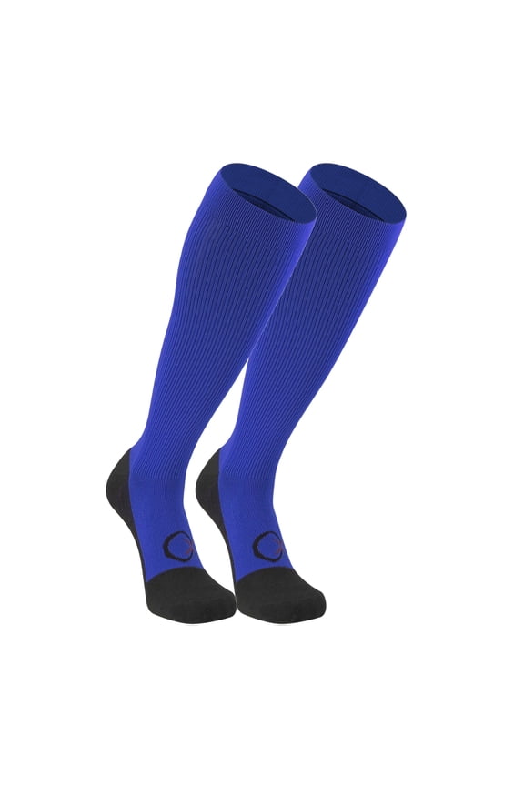 Long Compression Sports Socks - Blue (L)
