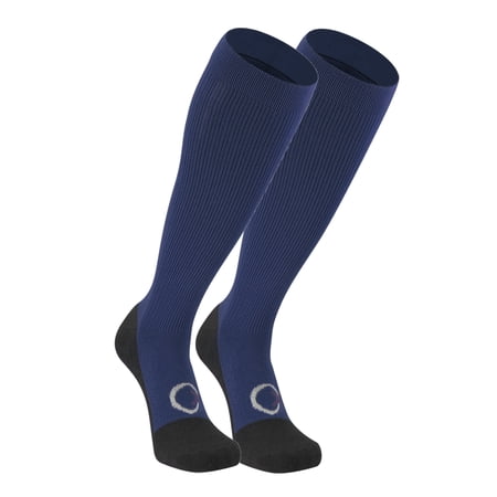 Mk Socks Long Compression Sports Socks - Navy Blue