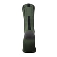 thumbnail image 1 of Mk Socks Player ID Jersey Number SINGLE Crew Sock - Military Green, Black (SINGLE-X, L), 1 of 1