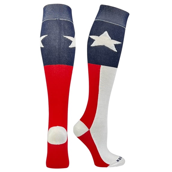 Mk Socks TEXAS Flag Knee-High Long Sports Socks (M)