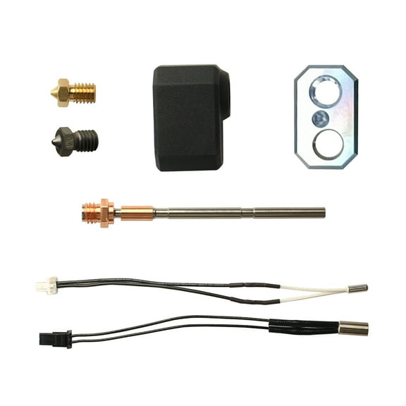 Mk4 3D Printer Accessory Hotend Kit Compatible With Prusa MK4 With  Heating Block Silicone Sleeve Copper Titanium Alloy Split Throat Temperature Measurement Wire And