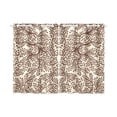 thumbnail image 1 of Mkhert Coffee Tree Blackout Window Curtain Kitchen Curtain 26X39 Inch, 2 Panels, 1 of 3
