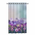 thumbnail image 1 of Mkhert Oil Painting Purple Onion Flower Blackout Window Curtain Drapes Bedroom Living Room Kitchen Curtains 52X84 Inch, 1 of 2