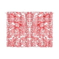 thumbnail image 1 of Mkhert Red Tree Blackout Window Curtain Kitchen Curtain 26X39 Inch, 2 Panels, 1 of 3
