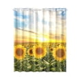 thumbnail image 1 of Mkhert Sunflowers Sunset Blackout Window Curtain Kitchen Curtain 26X39 Inch, 2 Panels, 1 of 3