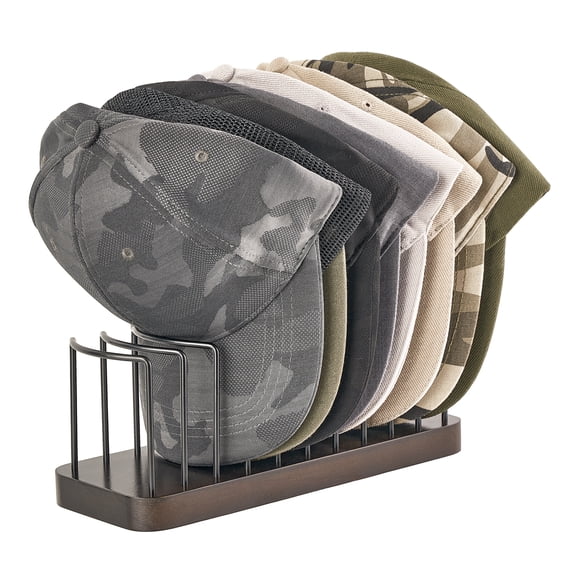Desktop Hat Rack Mkono Hat Organizer Stand for 10 Baseball Caps, Suitable for Tabletop ...