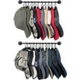 thumbnail image 1 of Mkono Hat Rack for Baseball Cap Wall Hat Holder with 20 Hooks Cap Organizer, 2 Pack, 1 of 6