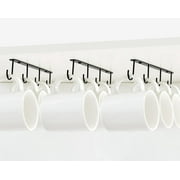 Mkono Rust Resistant Metal 12 Cup Mug Storage Rack, 3 Count