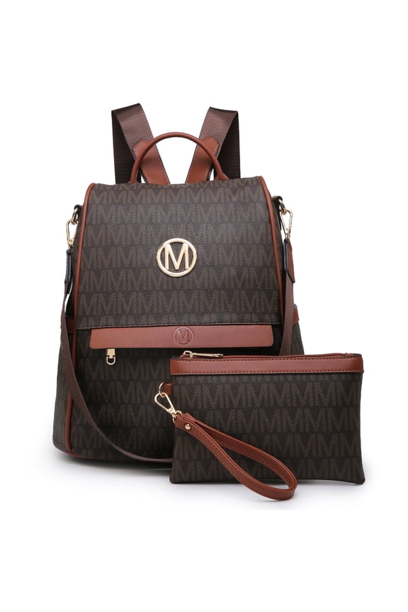 Women Backpack Fashion Pu Leather Anti-Theft Rucksack Lightweight Travel School Shoulder Bag