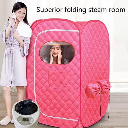Mkyiongou 1000W 2L Portable Home Steam Tent Spa Body Sauna Tent Detox Loss Weight W/Remote