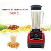 Mkyiongou 2L Electric Blender Smoothie Maker Commercial Juicer Crusing Ice Blender 1500W