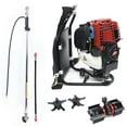 thumbnail image 1 of Mkyiongou 3 in 1 Brush Cutter 4 stroke GX35 Backpack Engine Trimmer Lawn Mower Cultivator, 1 of 10