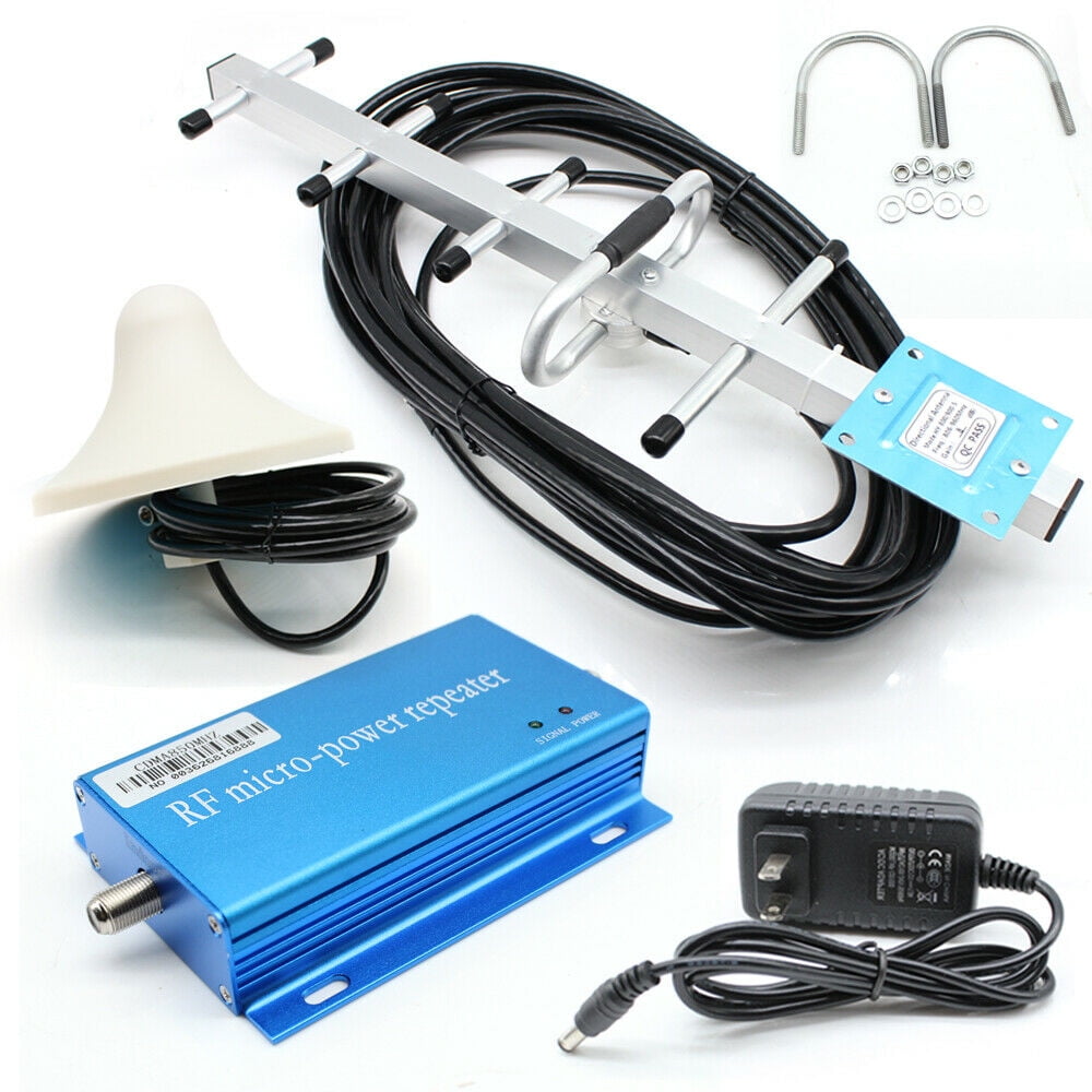 Mkyiongou 3G/4G Cell Phone Signal Booster Repeater Amplifier CDMA 850MHz Yagi Antennas Kit