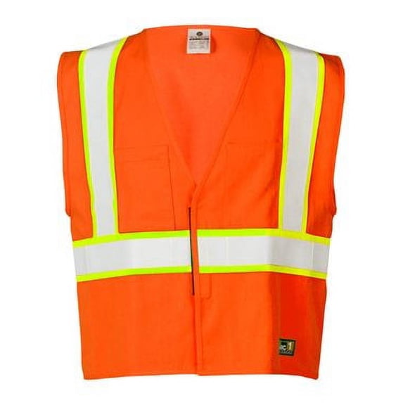 Ml Kishigo B37629669 FR Pro Series Vest, Orange - 4XL