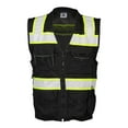 thumbnail image 1 of Kishigo Enhanced Visibility Professional Utility Vest B500 Black/ Lime 5XL, 1 of 5