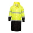 thumbnail image 1 of Kishigo Premium Brilliant Series® Long Rain Coat RWJ108-109 Lime L/XL, 1 of 5